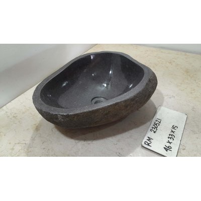 Раковина из речного камня 46х33х15 (RM230521)