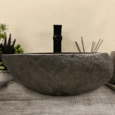 Раковина из речного камня 46х33х15 (RM230521)