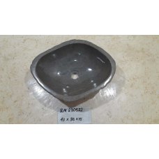 Раковина из речного камня 47х35х15 (RM230522)