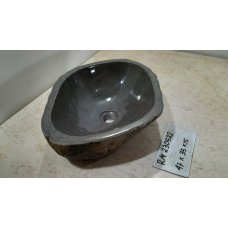 Раковина из речного камня 47х35х15 (RM230522)