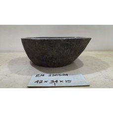 Раковина из речного камня 42х34х15 (RM230524)