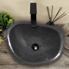 Раковина из речного камня 42х34х15 (RM230524)
