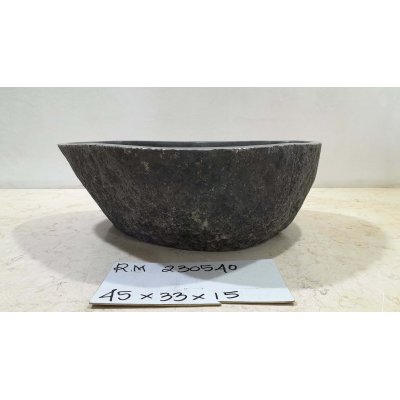 Раковина из речного камня 45х33х15 (RM230540)