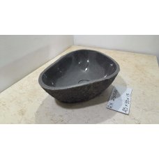 Раковина из речного камня 45х33х15 (RM230540)
