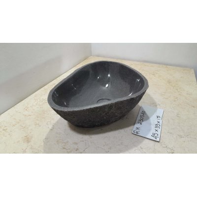 Раковина из речного камня 45х33х15 (RM230540)