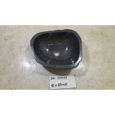 Раковина из речного камня 41х33х15 (RM230547)