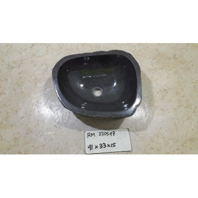 Раковина из речного камня 41х33х15 (RM230547)