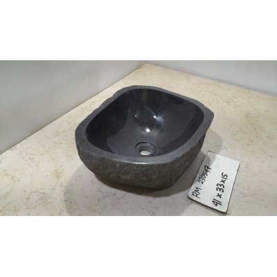 Раковина из речного камня 41х33х15 (RM230547)