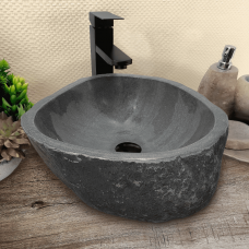 Раковина из речного камня 45х43х15-RM230550