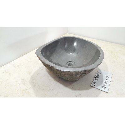 Раковина из речного камня 48х39х15 (RM230551)