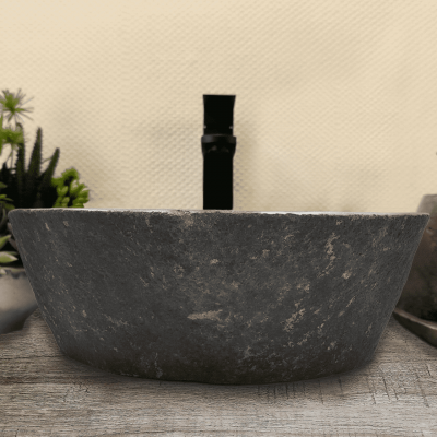 Раковина из речного камня 42х40х15-RM230552