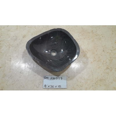 Раковина из речного камня 41х36х15 (RM230553)