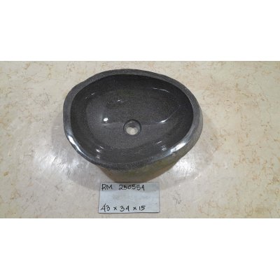 Раковина из речного камня 43х34х15 (RM230554)