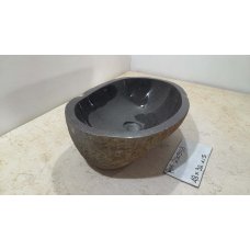 Раковина из речного камня 48х32х15 (RM230558)