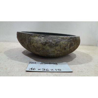 Раковина из речного камня 46х36х15 (RM230559)