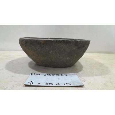 Раковина из речного камня 41х35х15 (RM230563)