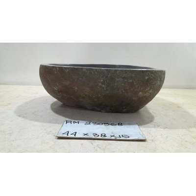 Раковина из речного камня 44х38х15 (RM230568)