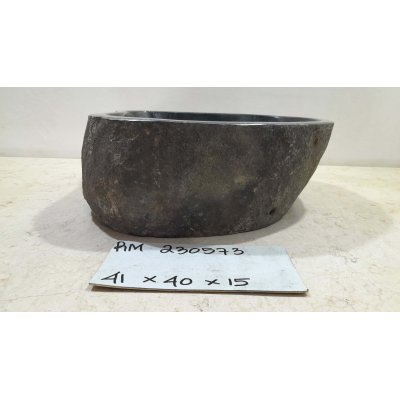 Раковина из речного камня 41х40х15 (RM230573)