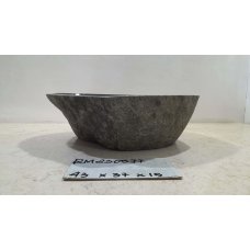 Раковина из речного камня 43х37х15 (RM230577)