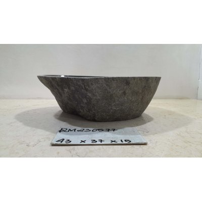 Раковина из речного камня 43х37х15 (RM230577)