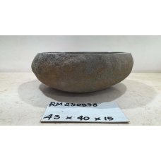 Раковина из речного камня 43х40х15 (RM230578)