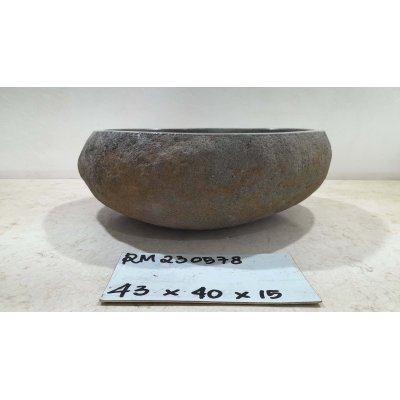 Раковина из речного камня 43х40х15 (RM230578)