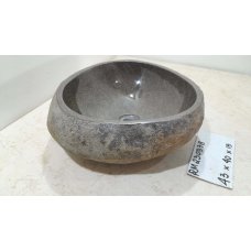 Раковина из речного камня 43х40х15 (RM230578)