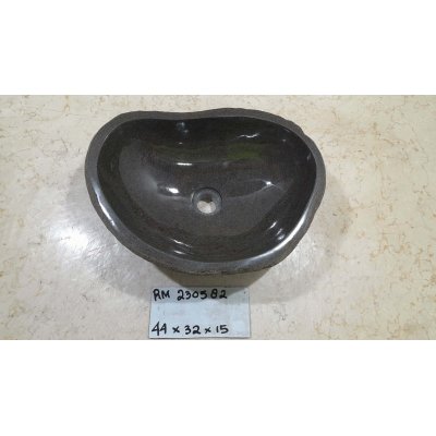 Раковина из речного камня 44х32х15 (RM230582)