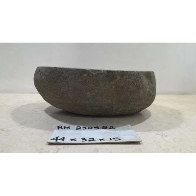 Раковина из речного камня 44х32х15 (RM230582)