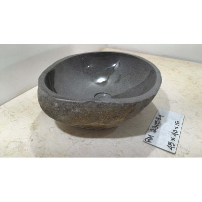 Раковина из речного камня 45х40х15 (RM230584)