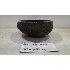 Раковина из речного камня 36х35х15 (RS230503)