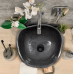 Раковина из речного камня 36х35х15 (RS230503)