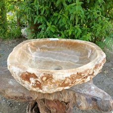 Раковина из оникса 55х41х15 см (К-5-ОN-15)