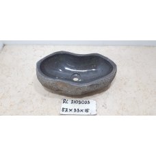 Раковина из речного камня 52х33х15