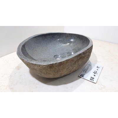Раковина из речного камня 58х40х15