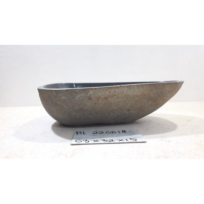 Раковина из речного камня 53х32х15