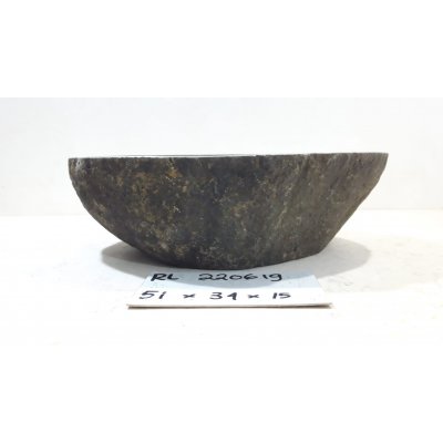Овальная раковина из речного камня 51х34х15