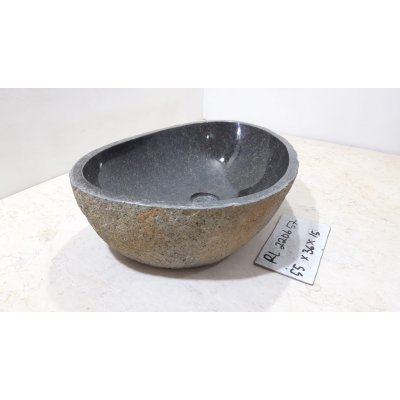 Раковина из речного камня 55х36х15