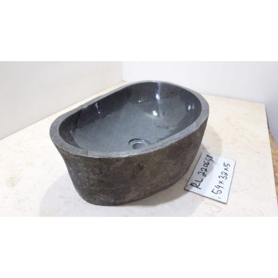 Раковина из речного камня 54х32х15