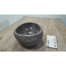 Раковина из речного камня 38х30х15 (RS241102)