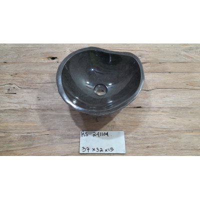 Раковина из речного камня 37х32х15 (RS241104)