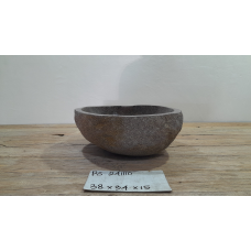 Раковина из речного камня 38х34х15 (RS241110)